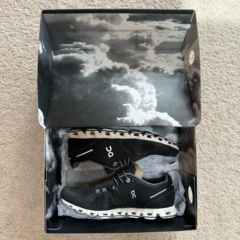 On Cloud Women’s Black Running Shoes